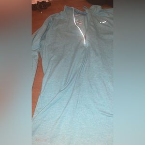Nike Dri-fit Quarter Zip And White Nike Shorts Size small